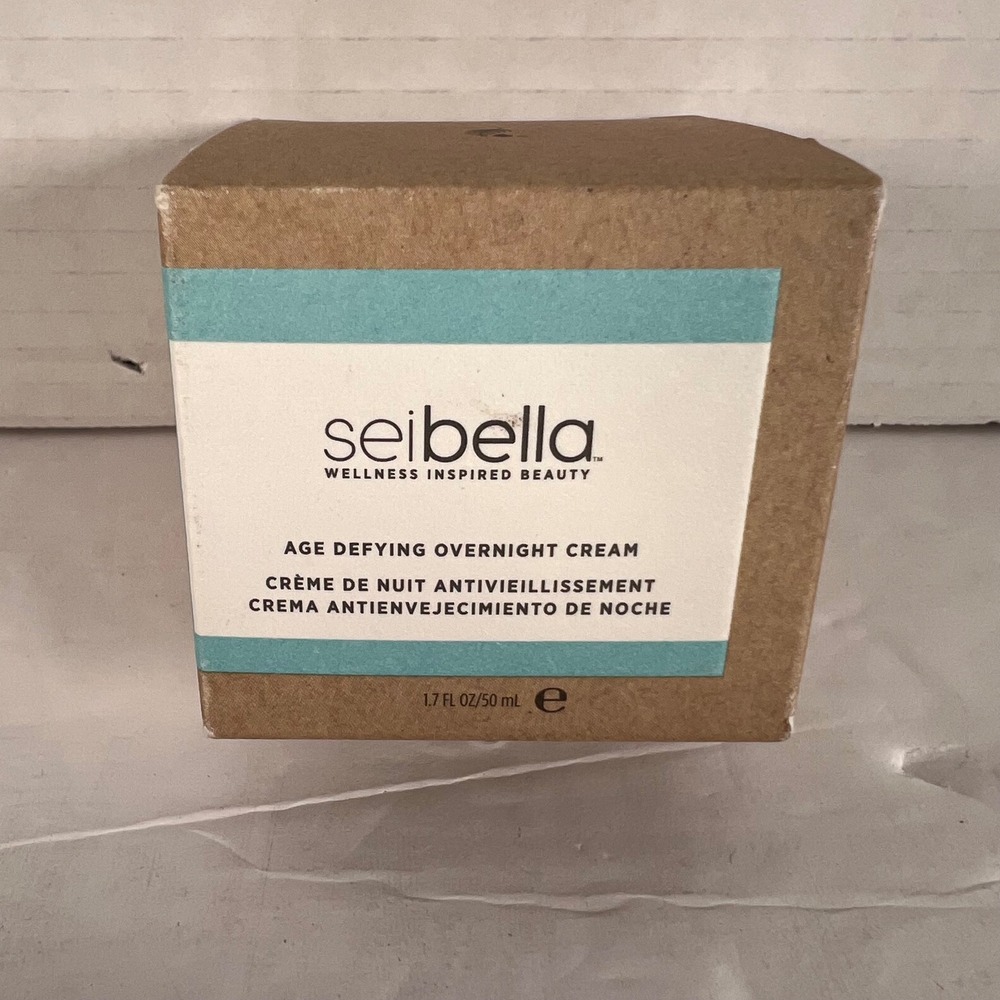 Sei Bella Deep Marine Age Defying Overnight Cream 1.7oz 50ml Anti-Aging Vegan
